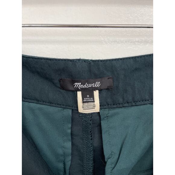 Madewell Drapey Pleated Wide-Leg Retro Slouchy Trouser Pants Dark Smoke - Size 0 - Picture 8 of 13